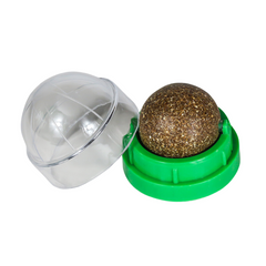 Round Spinning Catnip Treats Ball Toys