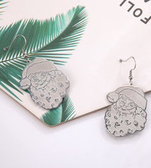 Christmas Santa Steel Earrings