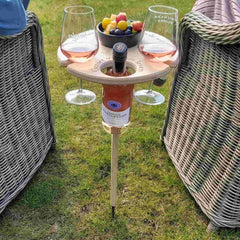 50% OFF | Pickyâ„?- Foldable picnic table with wine holder Last day discount