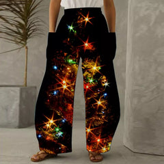 Christmas Printed Pants