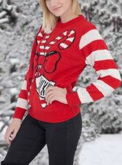 Suck It Candy Cane Funny Christmas Sweater Ugly Christmas Sweater