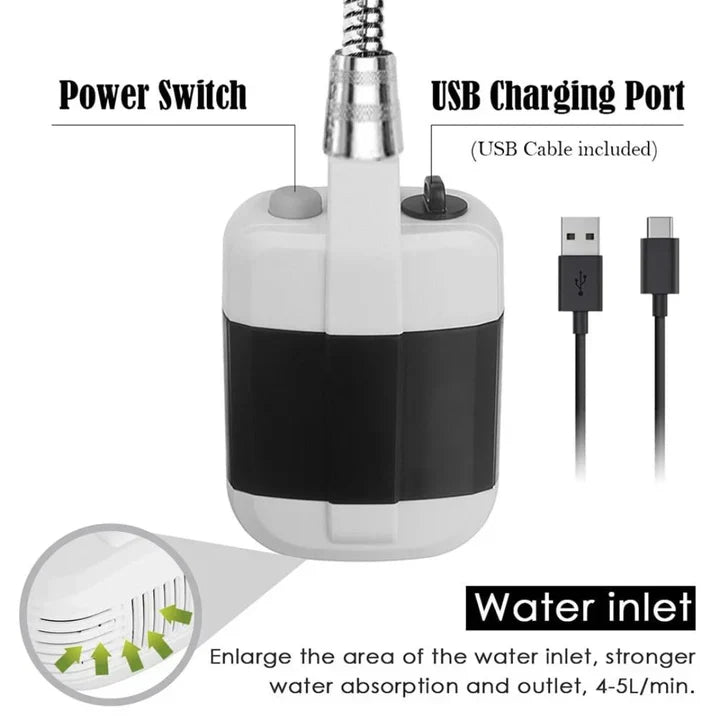 WanderWashâ„?Electric shower pump | 50% OFF TODAY ONLY