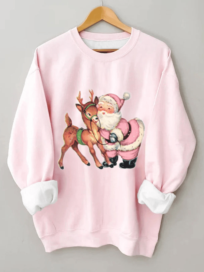Christmas Santa Fun Casual Sweatshirt