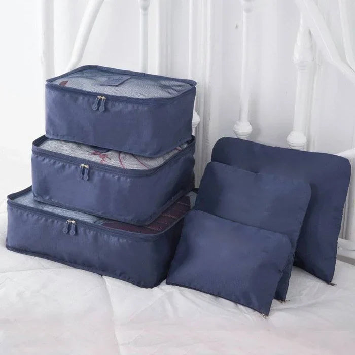 PackingCubesâ„?- 6 pieces of portable packing cubes for luggage