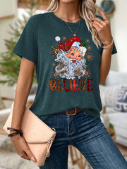 Christmas printed T-shirt