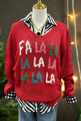 Vintage Fa La La Sweater