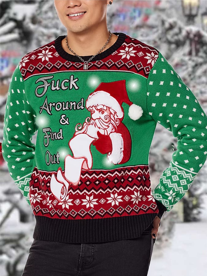 Fuck Around and Find Out Christmas Sweater