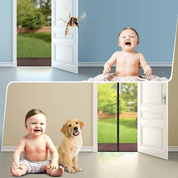 MeshGuardâ„?- Magnetic mesh screen door