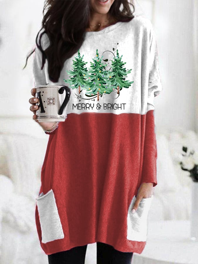 Merry Christmas🎄 Print Casual Long Sleeve T-Shirt