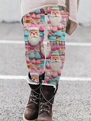 Christmas Printed Tight-Fitting High-Elastic Leggings
