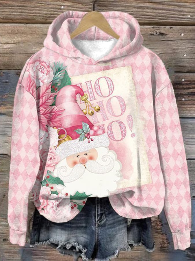 Casual Print Hoodie Long Sleeve Sweatshirt