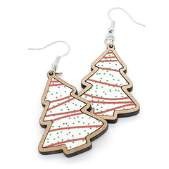 Christmas Tree Cookie Earrings