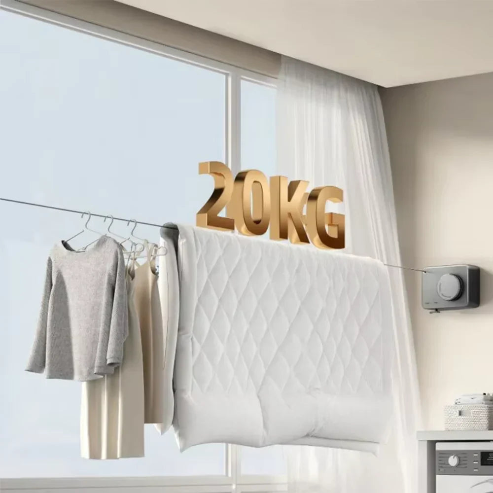 StoffLineâ„?Invisible Retractable Clothesline | 50% off