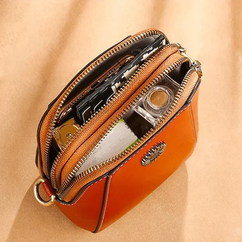 Marianâ„?Crossbody Leather Bag