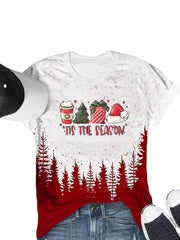 Christmas printed T-shirt