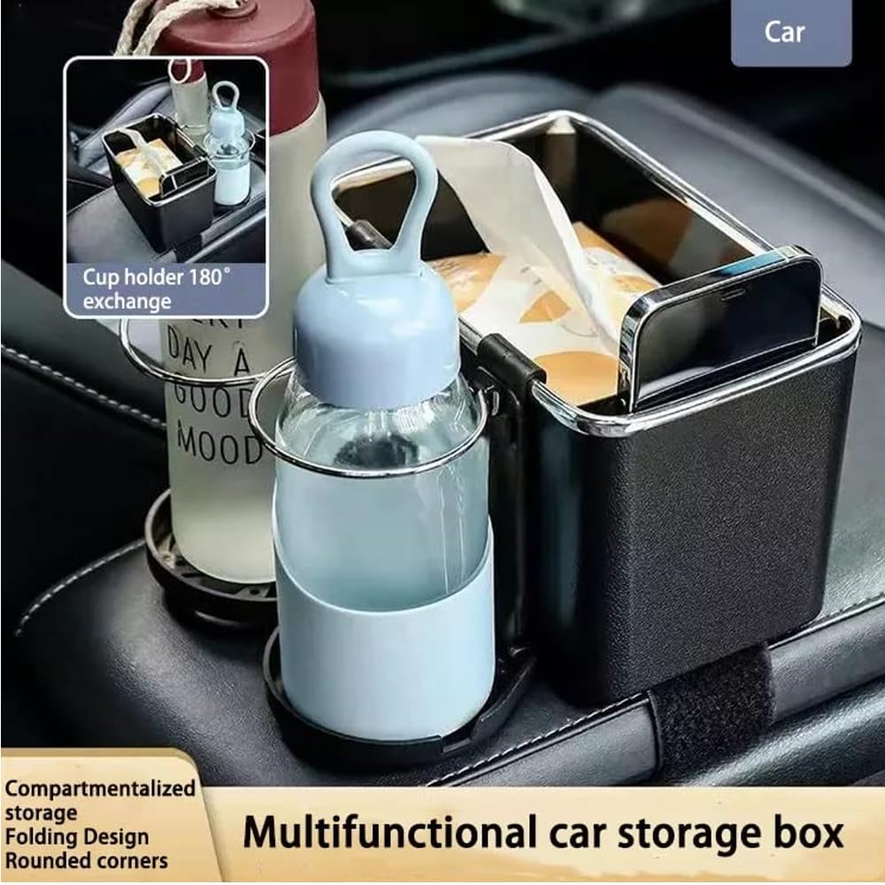 AutoStorageâ„?- Storage box for armrest of car