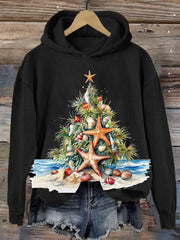 Florida Christmas Tree Print Hoodie