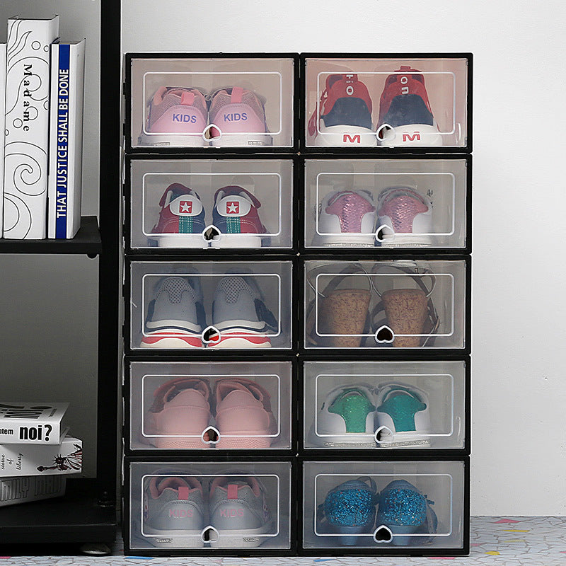 3+3 FREE | ShoeStorageâ„?- Transparent storage box for shoes