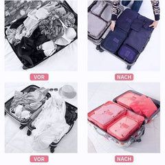 PackingCubesâ„?- 6 pieces of portable packing cubes for luggage