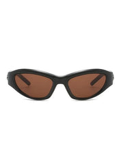 Star Embellish Cat Eye Futuristic Sunglasses
