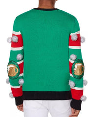 Christmas Ah, I Need To Drink Beer All Day  Print Casual Sweatshirt