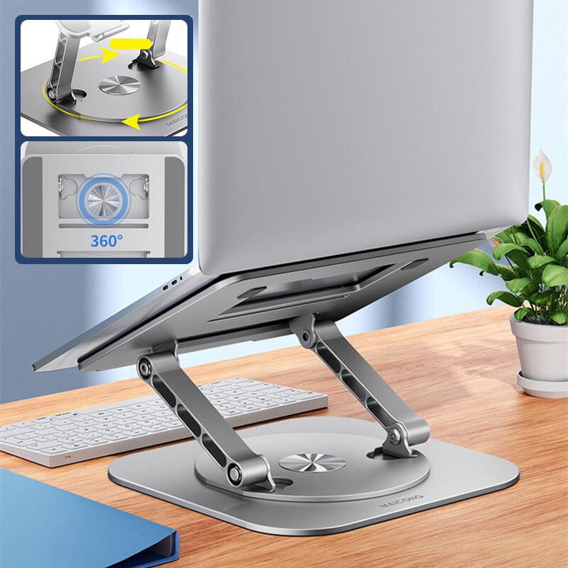 360° Rotating Laptop & Tablet Stand Aluminum