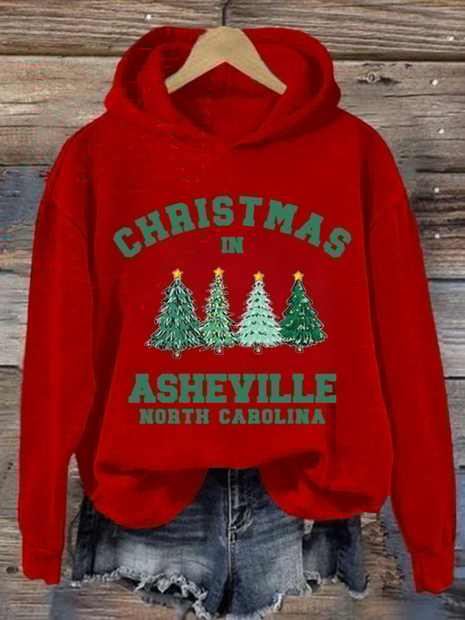 Christmas Festival (North Carolina) Printed Casual Sweatshirt