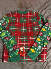 Christmas Sweater With Pocket For A Drink Knitted Christmas Sweater