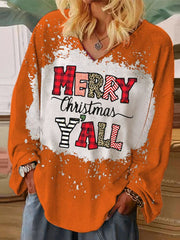 Merry Christmas Y'all Tie Dye Shirt