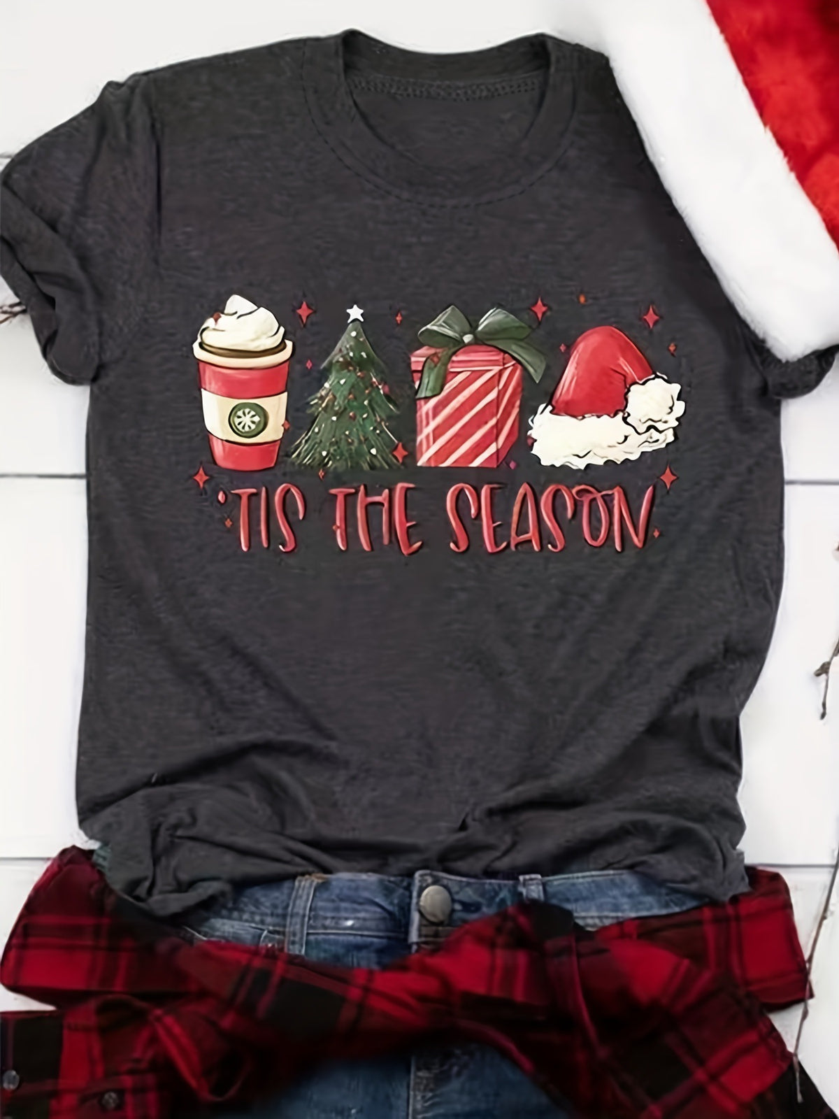 Christmas printed T-shirt