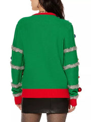 Christmas Get Ite  Print Casual Sweatshirt