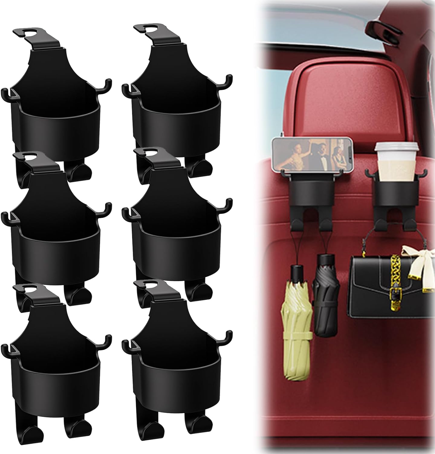 2+2 FREE | CupManâ„?- Hanging cup holder for car back seat Last day discount