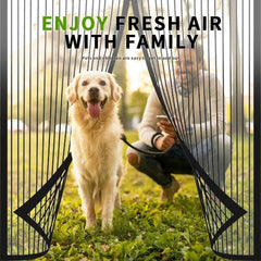 MeshGuardâ„?- Magnetic mesh screen door