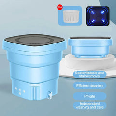 Portable folding mini washing machine - Now do your laundry anywhere and easily!