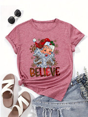 Christmas printed T-shirt