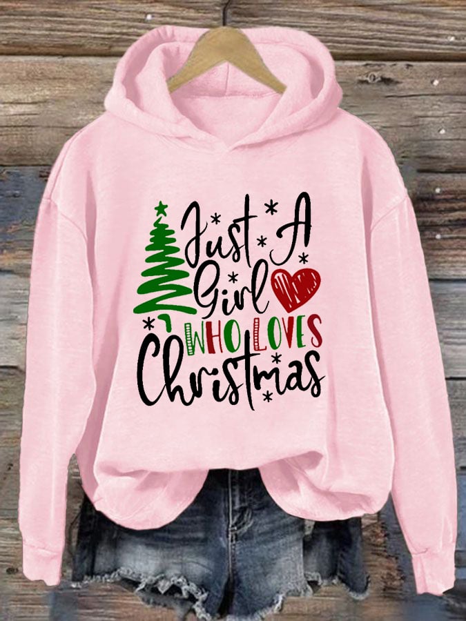 Christmas Ladies Printed Long Sleeve Sweatshirt