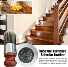 50% Discount | WiseShineâ„?- ointment and brush for leather furniture