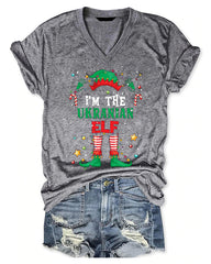 I'm the Ukrainian ELF Family Group Matching Christmas Gifts Tee