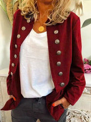 Metal Button Vintage Jacket
