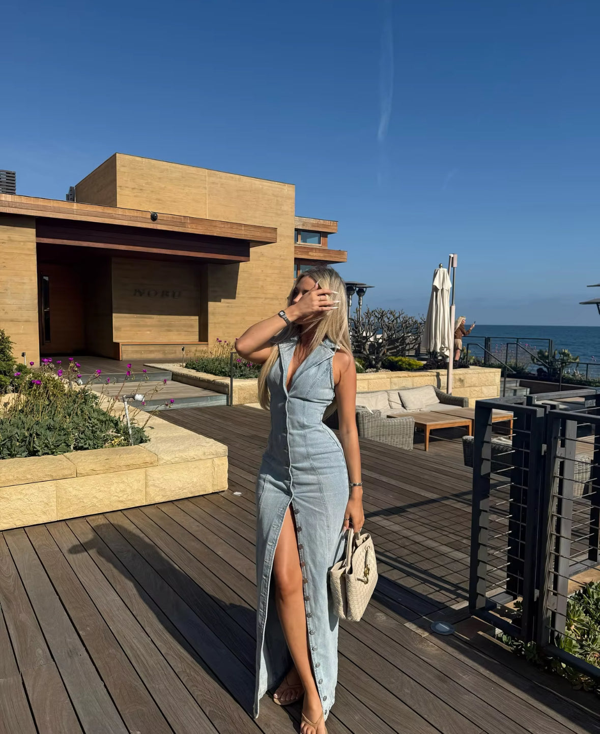 Life In Denim Maxi Dress