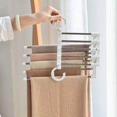 RackHangerâ„?- 5-in-1 multifunctional pants stand