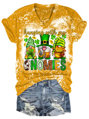 St. Patrick's Day Hanging With My Gnomies T-shirt