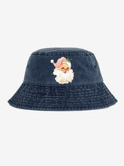 Santa Claus Print Fisherman's Hat