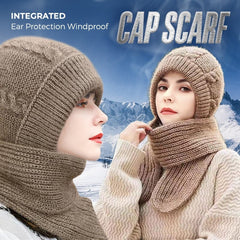 🎄EARLY CHRISTMAS SALE -48% OFF - Integrated Ear Protection Windproof Cap Scarf🔥