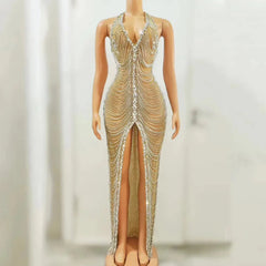 A Celebration Rhinestone Dress