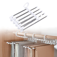 RackHangerâ„?- 5-in-1 multifunctional pants stand