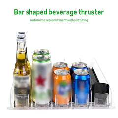 FridgeCaddyâ„?- refrigerator beverage organizer