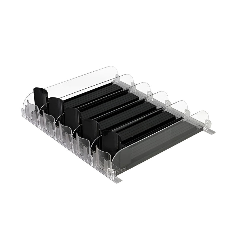 FridgeCaddyâ„?- refrigerator beverage organizer