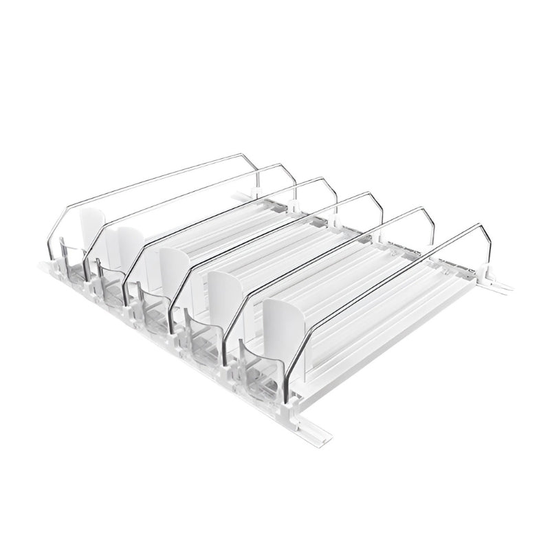 FridgeCaddyâ„?- refrigerator beverage organizer