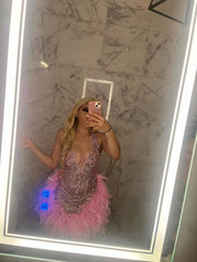 Alexandra Feather Dress